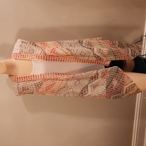 Chico's Ws Size 1 Shrug/Vest w/gold Embellishments on back